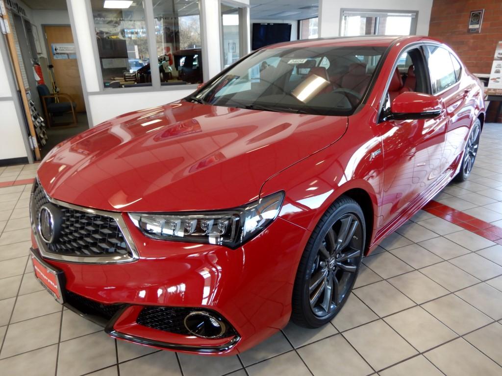 New 2019 Acura Tlx 24 8 Dct P Aws With A Spec Red 4d Sedan In Ashland